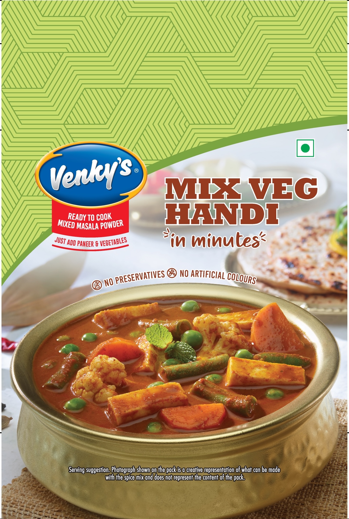 Venky's Spices Mix Veg Handi back pack image