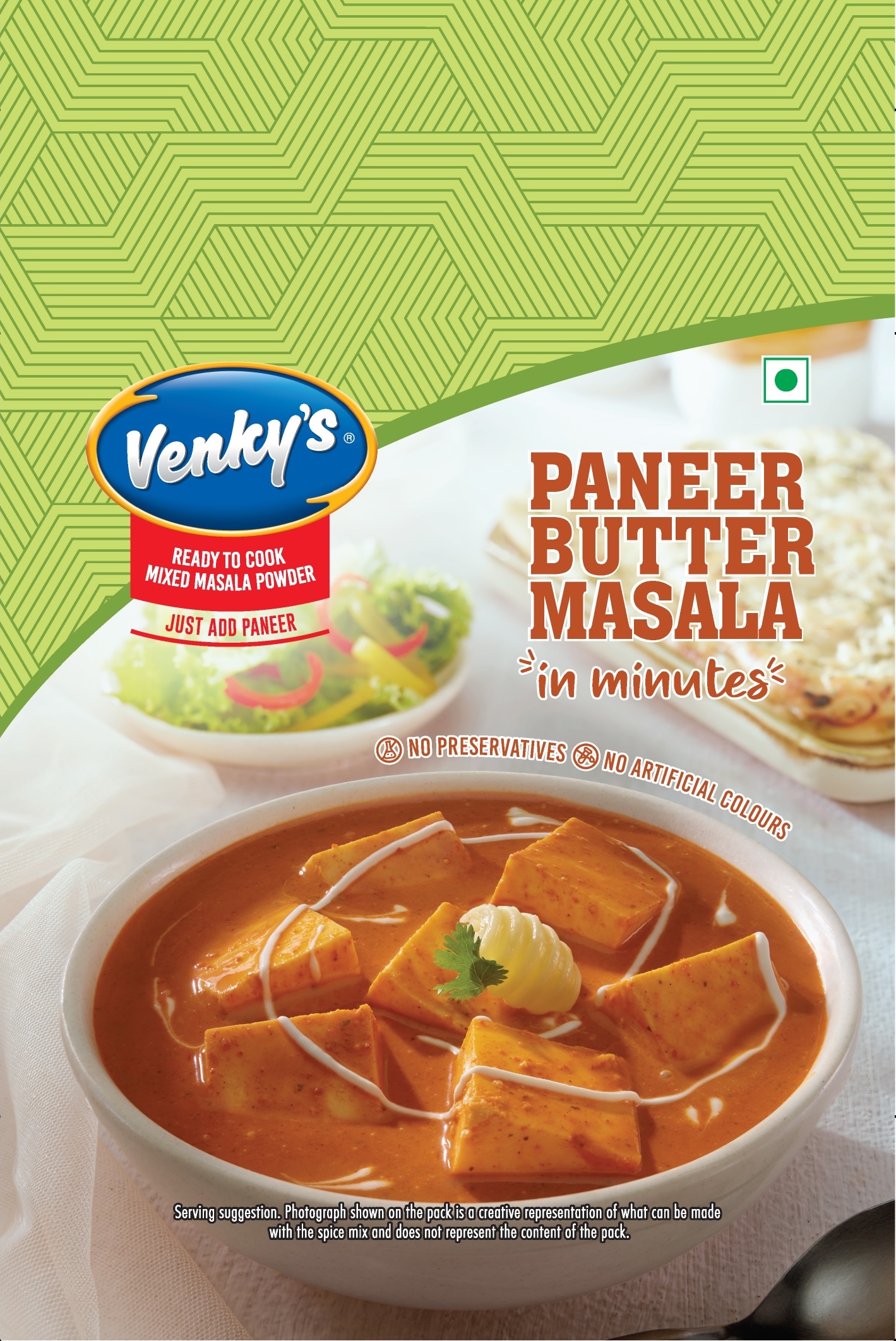 Venky's Spices Paneer Butter Masala back pack image