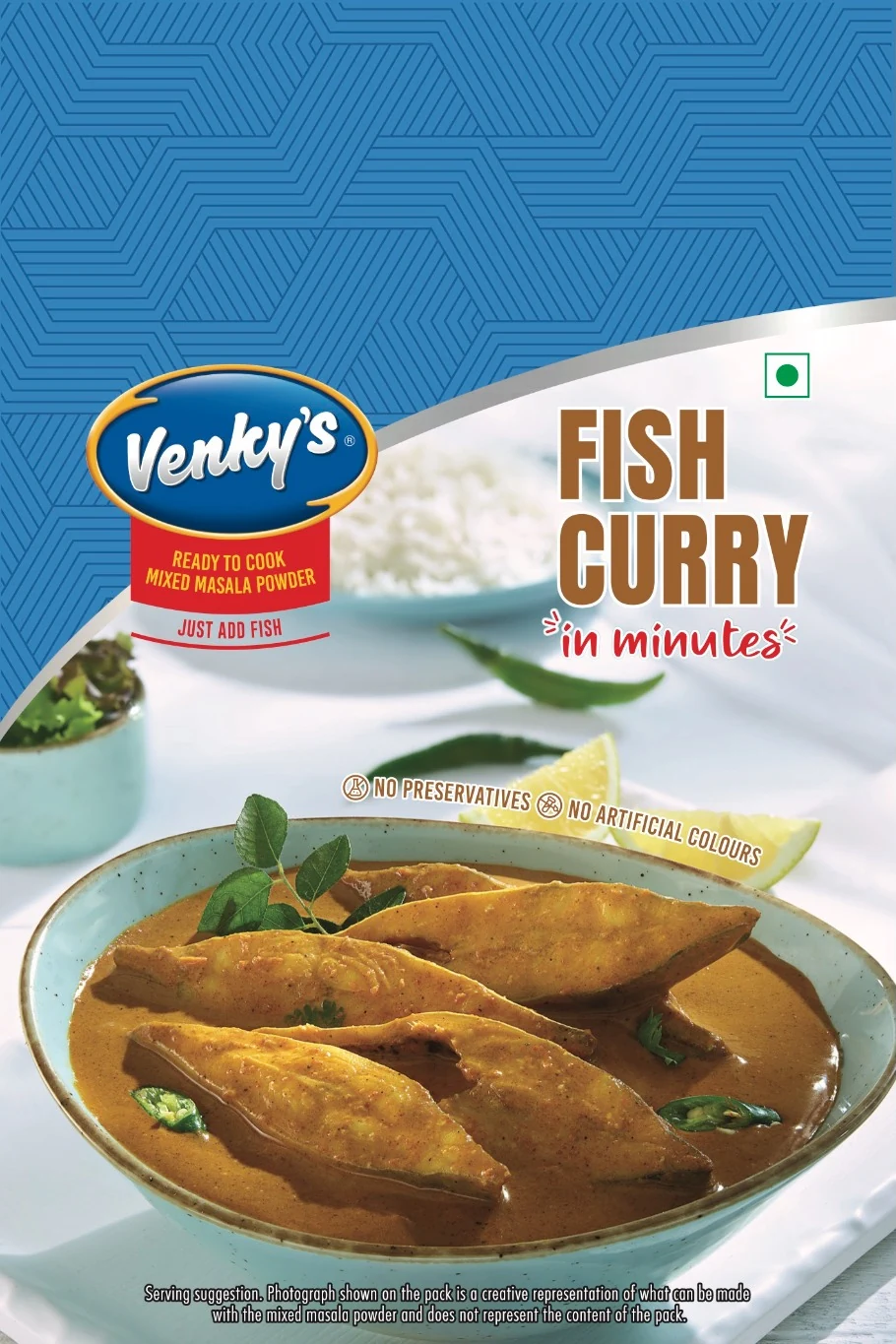 Venky's Spices Fish Curry Ready Mix front pack