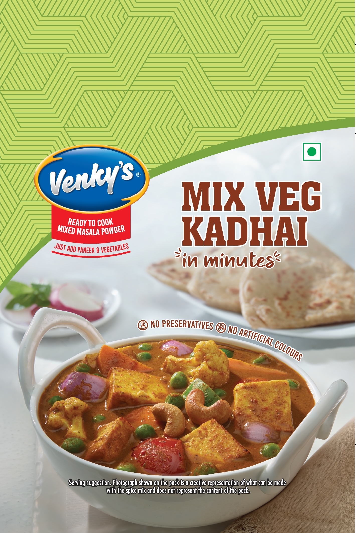 Venky's Spices Mix Veg Kadhai front pack image
