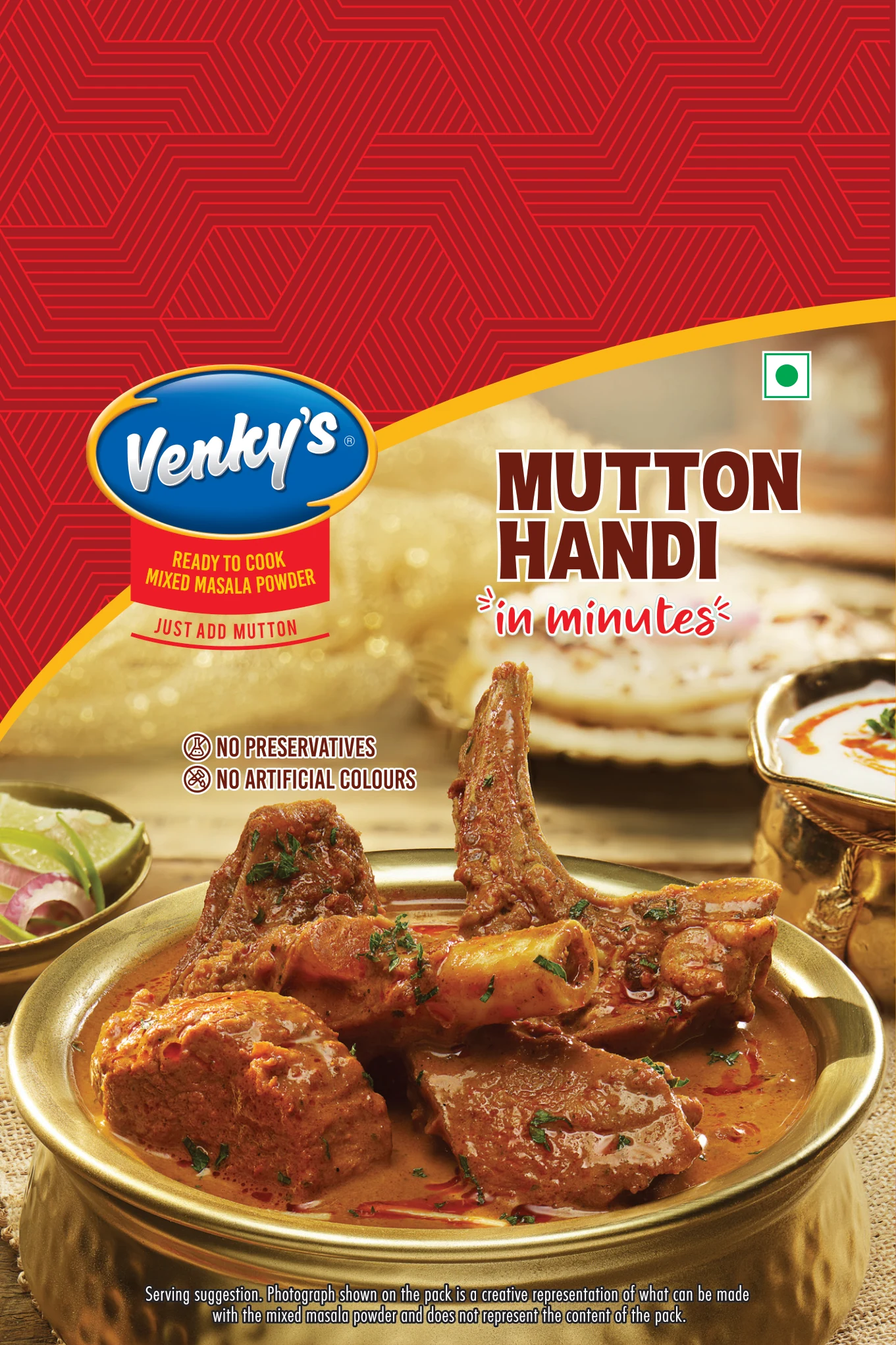 Venky's Spices Mutton Handi front pack