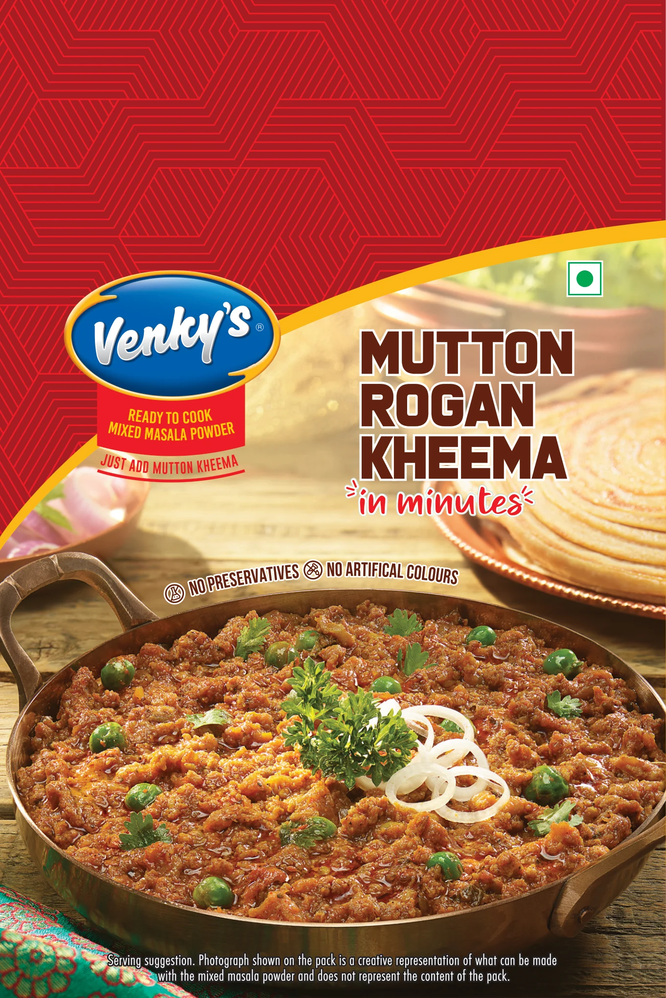 Venky's Spices Mutton Rogan Kheema front pack