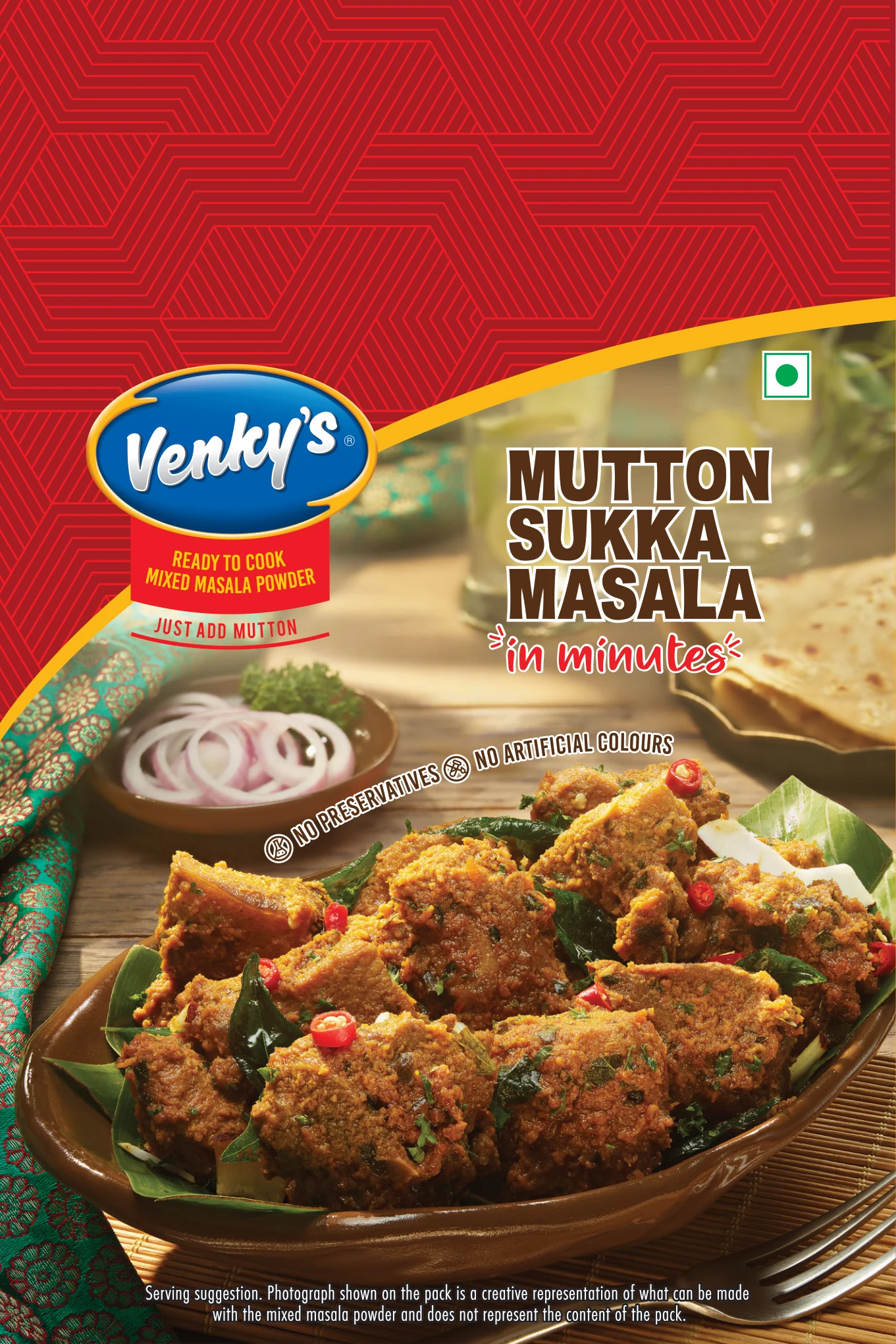 Venky's Spices Mutton Sukka Masala front pack